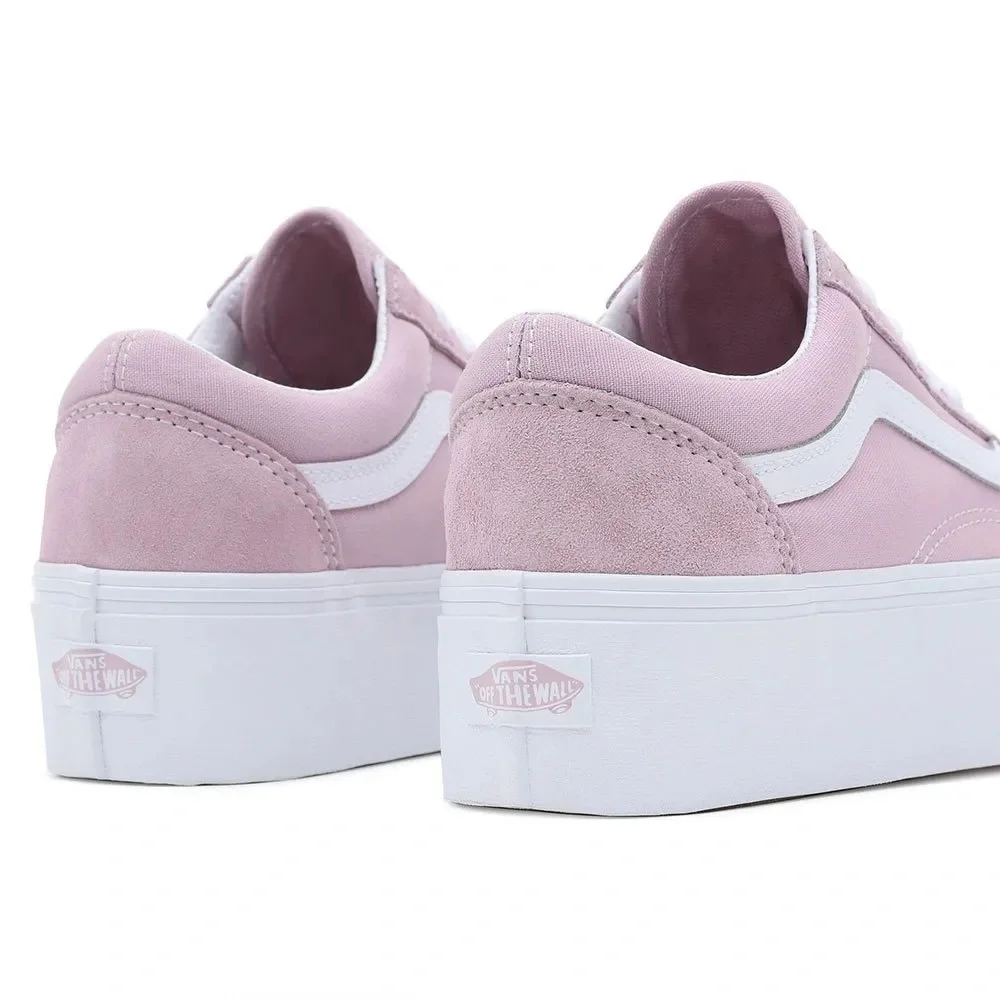 Vans Women's Light Pink Old Skool Stackform - Picture 5 of 5